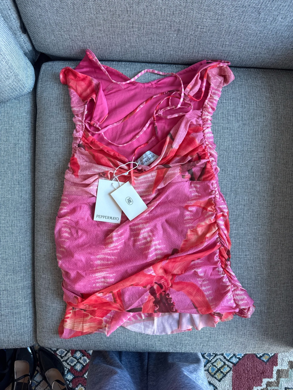 NWT Peppermayo Lissa Halterneck Mini Dress - Picture 6 of 6